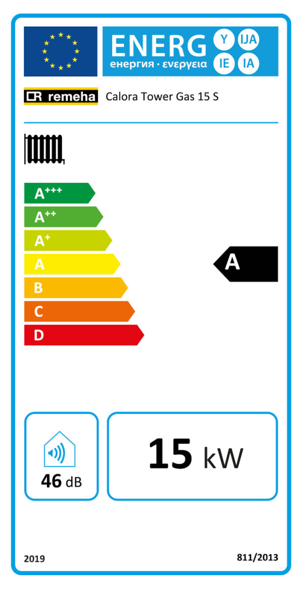 Remeha Gas Brennwert Kessel Bodenstehend Kw Calora Tower S