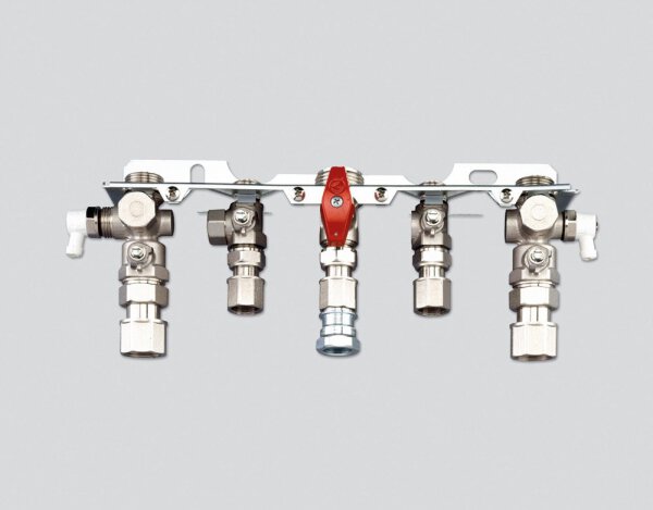 Bosch Junkers Montage-Anschlussplatte Nr.991 für Erdgas und Flüssiggas komplett Aufputz
