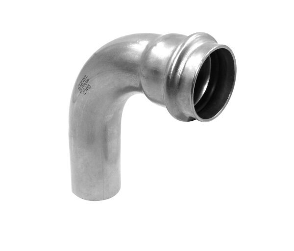 Connect Inox Edelstahl Pressfitting Bogen I / A 28mm 90° kurze Ausführung - 10 Stück