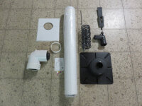 12m SET ATEC Abgassystem Grundpaket Set DN60/100 starres...