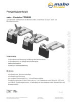 Mabo Wandanker Wannenanker Premium Set 3 Stk für Acryl Stahl u Mineralgusswannen