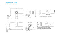 Conel Kleinhebeanlage Schmutzwasserhebeanlage Flow Cut Box mit Alarmanlage-ABHOLER