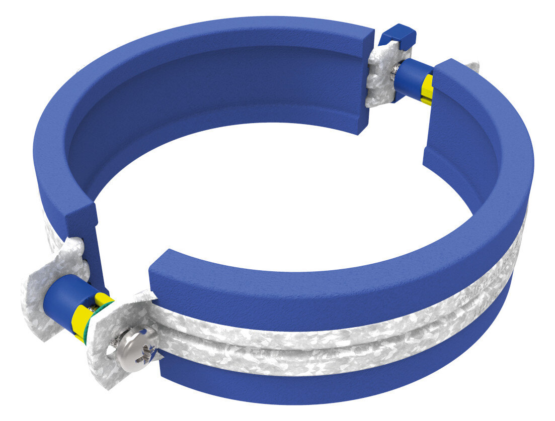 Wavin AS+ Systemschelle Schallschutzrohrschelle BL 90 M8/M10, 13,50