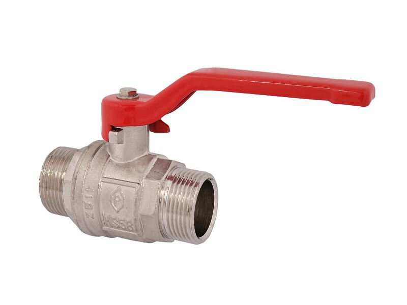 Kugelhahn 3/4 Heizung rot | WS Technik