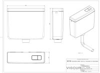 Vigour Spülkasten Comfort 2-Mengen 6-9 L...