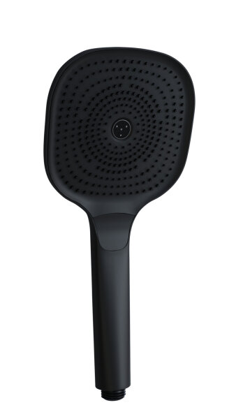 Vigour Handbrause individual 3.2 schwarz matt 3-strahlig softedge rechteckig
