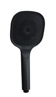 Vigour Handbrause individual 3.2 schwarz matt 3-strahlig softedge rechteckig