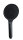 Vigour Handbrause individual 3.2 schwarz matt 3-strahlig rund