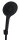 Vigour Wannenset individual 3.2 Wandhalter Schlauch HB.3-strahlig rund schwarz matt