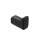 Vigour Bademantelhaken derby style 50 mm schwarz matt