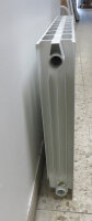 Aluminium Paneel Heizkörper  VIP 500 BH 590mm BL 800mm T 80mm NA 500mm