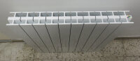 Aluminium Paneel Heizkörper  VIP 800 BH 890mm BL 800mm T 80mm NA 800mm