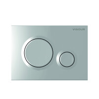 VIS CONEL WC-Element E3 mit UP-Spülkasten BH 1120mm + Drückerplatte DON verchromt