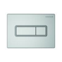 VIS CONEL WC-Element E3 mit UP-Spülkasten BH 1120mm + Drückerplatte TEES seidenmatt