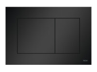 TECEprofil neu WC-Modul Bauhöhe 820mm mit Uni-Spülkasten + TECEnow Betätigungsplatte schwarz matt