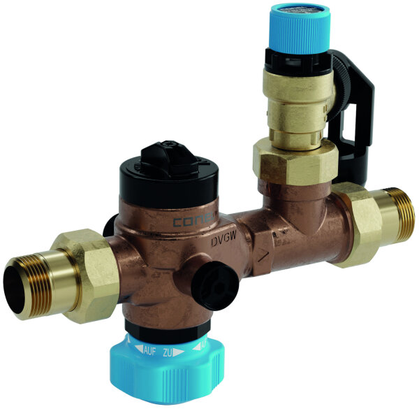 Conel Stream Sicherheitsgruppe DN 20 6 bar ohne Druckminderer, Ms. bleifrei