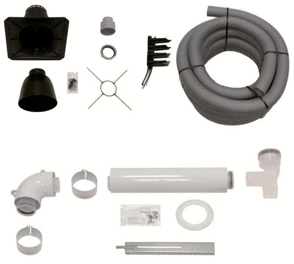 Vaillant Paket Luft-/Abgasführung im Schacht flex. Anschluss-Set D 60/100 PP