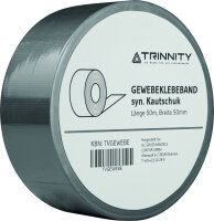 Trinnity Gewebeklebeband grau 50mm x 50m, Kautschuk