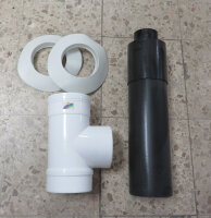 Almeva Set Abgasführung Aussenwand DN80/125...