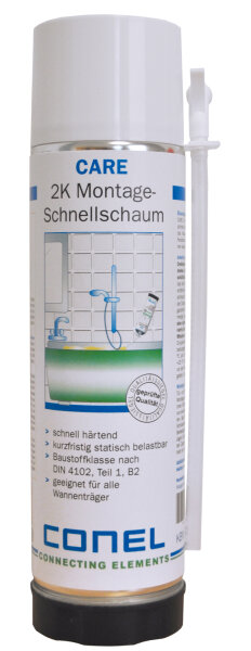 Conel CARE 2K-Montage-Schnellschaum B2 400ml f.Wannenträger-/Türzargenmontage