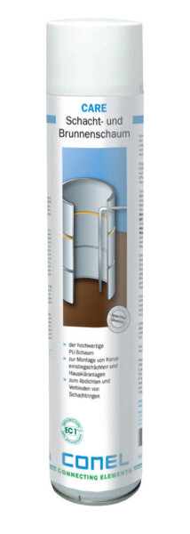 Conel CARE PU-Schacht-/Brunnenschaum B2 750ml z.Abdichten gegen Feuchtigkeit