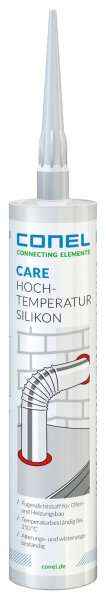 Conel CARE Hochtemperatur-Silikon bis 250 Grad kurzfristig bis 300 Grad 310ml