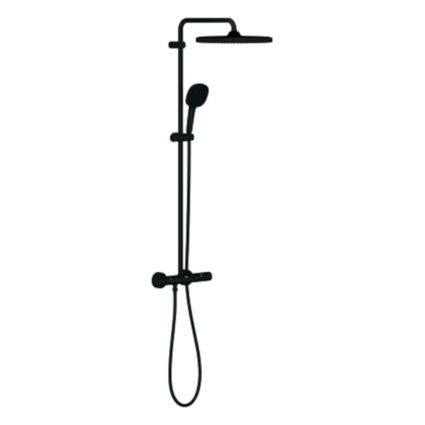 Grohe Duschsystem Tempesta 250 Cube matt schwarz