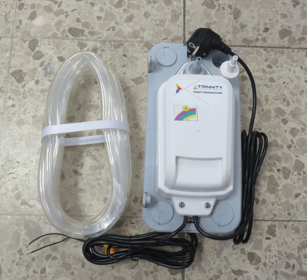 Trinnity Brennwert Kondensatpumpe 550l/h, IP25, 85C max., pH>2,2 mit 6m Schlauch