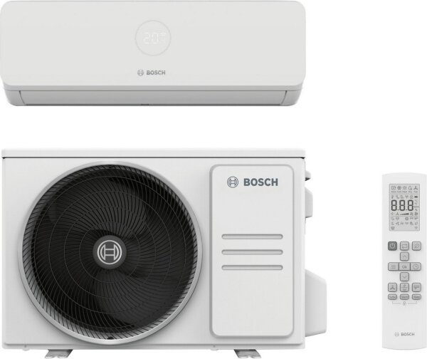 Bosch Split-Klimagerät CL3200i-Set 26 WE Außen- und Inneneinheit, 2,6 kW, A++