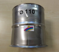 Aluminium Abgas Wandfutter / Wandhülse DN 110 mm...