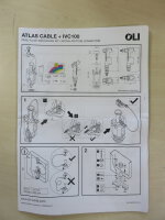 OLI Atlas Cable Auslaufventil + IVC 100 Füllventil für aufgesetzten Spülkasten