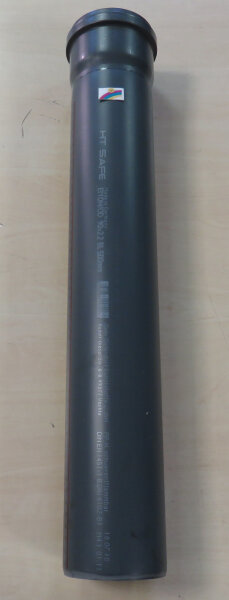HTsafe Rohr 500 mm DN90 mit 1 Muffe, mit Dichtring HTEM Schallschutz 21dB