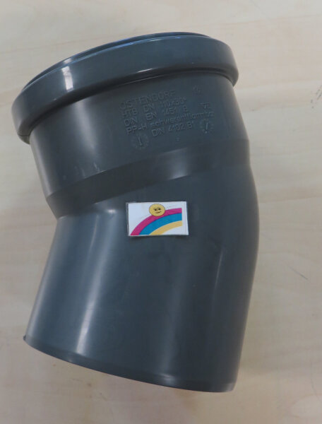 HTsafe Bogen 30° Grad DN110 mit Dichtring HTB