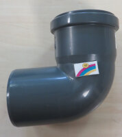 HTsafe Bogen 87° Grad DN75 mit Dichtring HTB