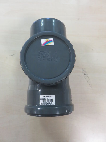 HTsafe Reinigungsrohr DN110 mit Dichtring HTRE