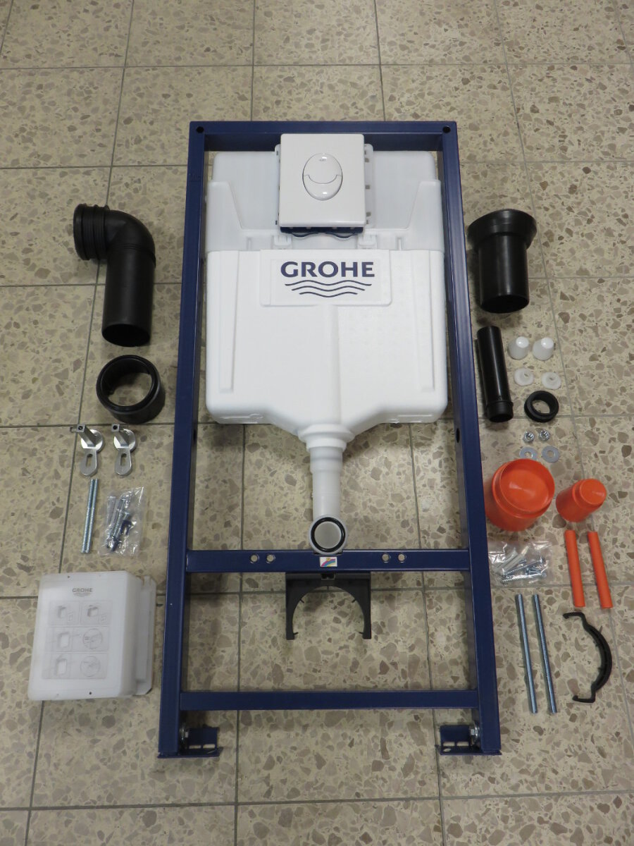 Grohe Vorwandelement Rapid SL Set 3 in 1 für WC BH 1130 inkl Skate A 183 90