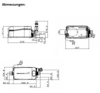 GRUNDFOS-Kleinhebeanlage Sololift2 D-2 0,2kW 230V 376x165x217mm - ABHOLER