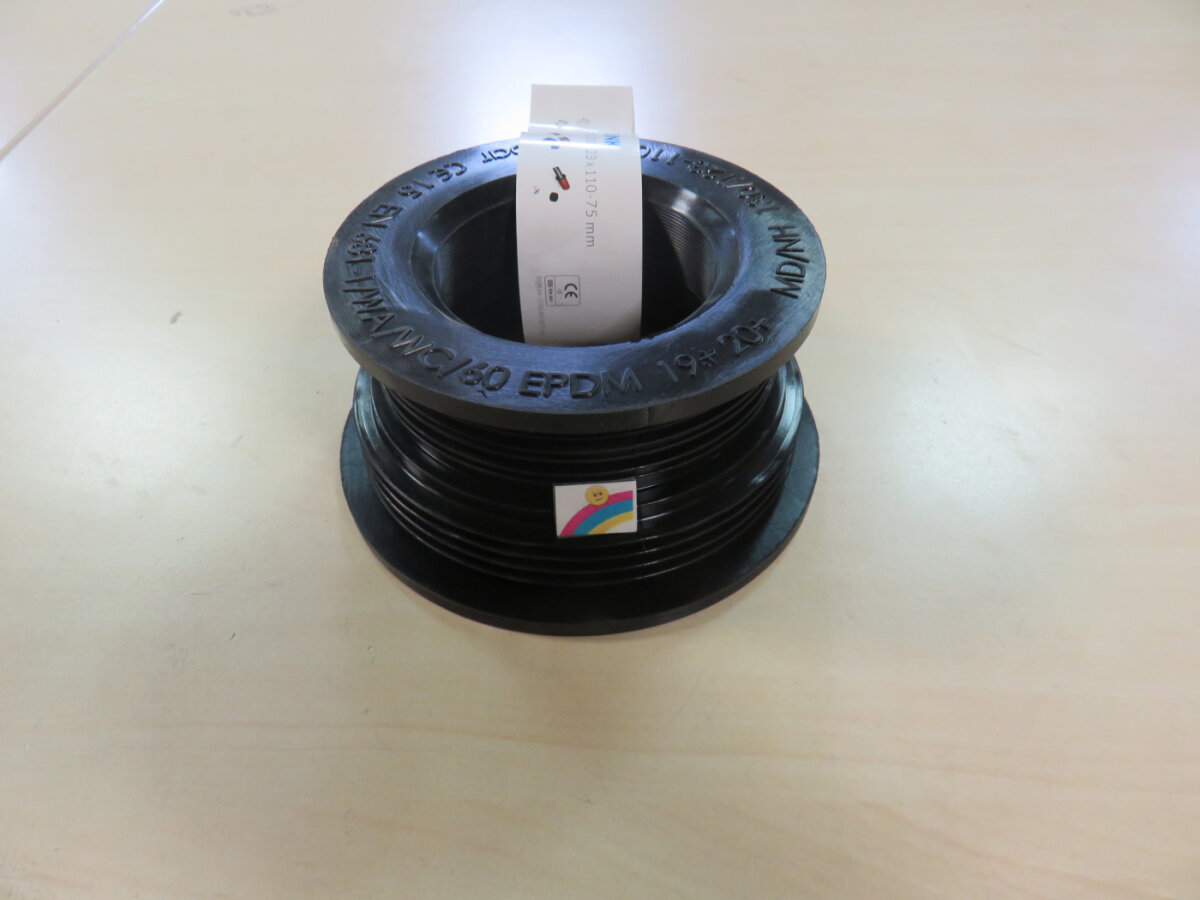 Conel Drain Link Gummi Kombiadapter 130/123 x 110/75 mm für innenlieg ...