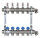 Zewotherm Verteilerschrank AP + Heizkreisverteiler 2 Heizkreise + Anschluss Set
