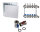 Zewotherm Verteilerschrank AP + Heizkreisverteiler 7 Heizkreise + Anschluss Set