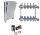 Zewotherm Verteilerschrank UP + Heizkreisverteiler 12 Heizkreise + Anschluss Set
