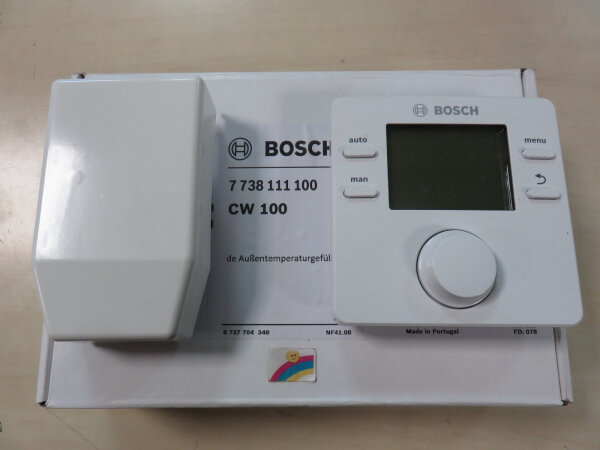 Bosch Junkers außentemperaturgeführter Regler CW100 für 1 Heizkreis weiss