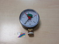 Manometer Gehäuse 63 mm 0-4 bar 3/8" Anschluss...